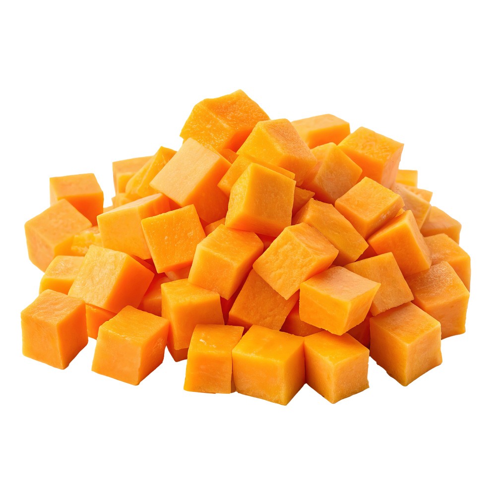 Kürbiswürfel (Butternusskürbis)