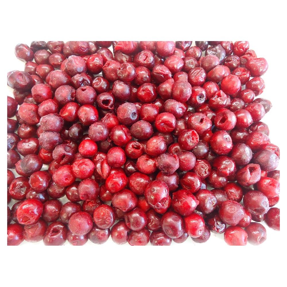 Entsteinte rote Sauerkirschen   